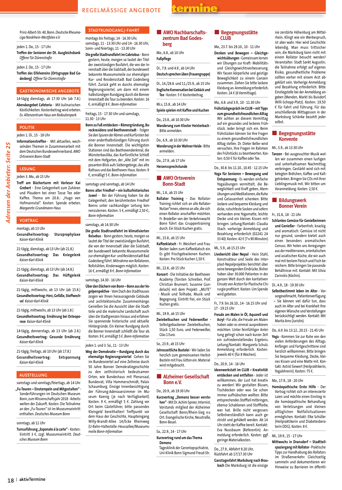 aktivTermine Nr. 112 - Seite 18